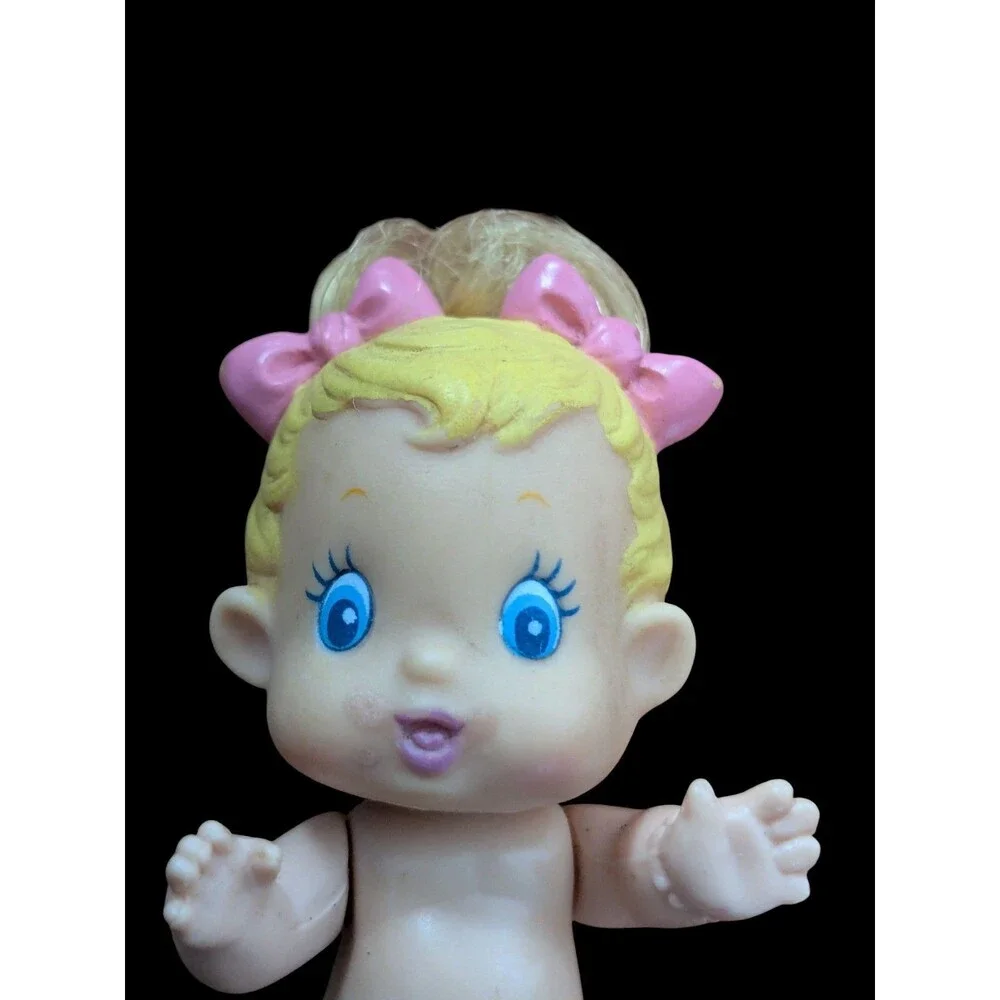 Vintage 1994 Kenner Baby Buddies Blonde Hair Doll Poseable 2.5